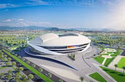 Khởi công xây dựng SVĐ hiện đại nhất Việt Nam, đủ tiêu chuẩn tổ chức World Cup