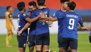 Campuchia tạo địa chấn phút 90+4, quật ngã Myanmar