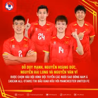 VFF xác nhận: HLV Kim Sang Sik triệu tập 4 tuyển thủ Việt Nam cho trận đấu với MU