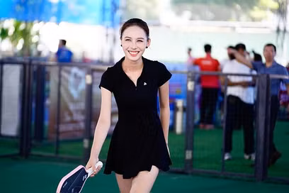 Á hậu Ngọc Hằng xuất hiện ấn tượng tại giải Pickleball Việt Nam 2025