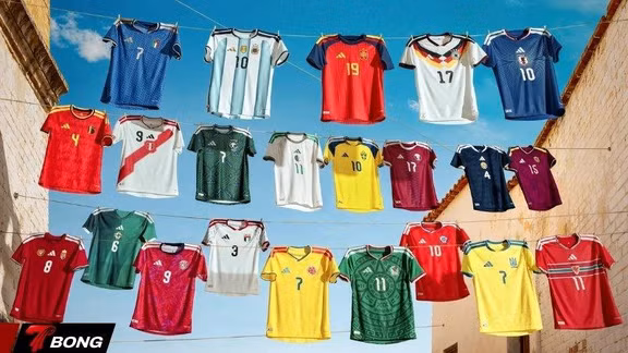 Xếp hạng 22 mẫu áo đấu World Cup 2026 đã ra mắt tính đến hiện tại