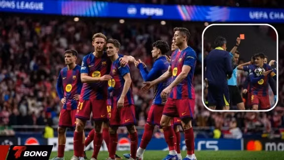 Thẻ Đỏ Tai Hại - Barca Ngậm Ngùi Rời Champions League