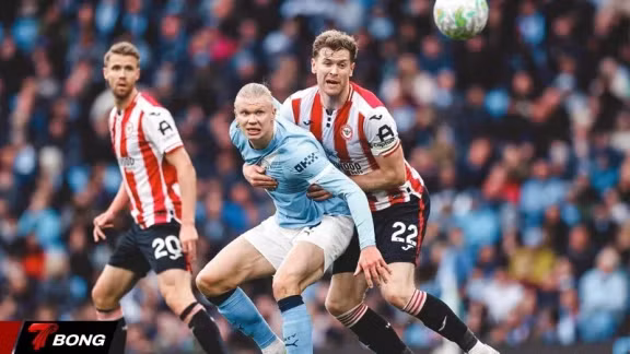 Man City Thắng Brentford 3-0, Rút Ngắn Cách Biệt Arsenal