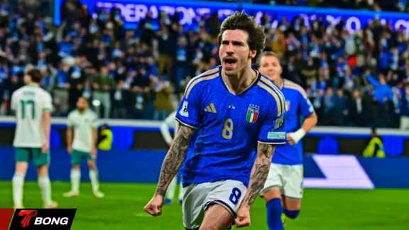 Moise Kean và Tonali ghi bàn, Italy kiểm soát hoàn toàn thế trận trước Northern Ireland