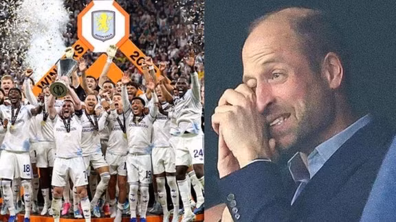 Hoàng tử William vỡ òa khi Aston Villa vô địch cúp châu Âu sau 44 năm
