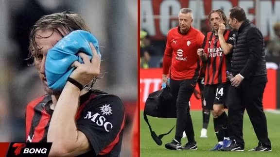 AC Milan Mất Modric Đến Hết Mùa Serie A Do Gãy Xương Gò Má