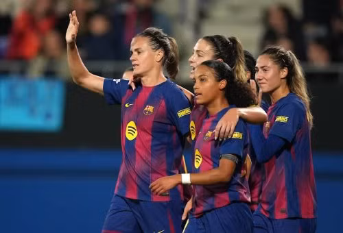 Barcelona Nữ thống trị OH Leuven trong trận đấu Champions League nữ