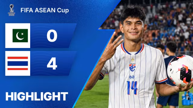 Xem lại | Pakistan 0 - 4 Thái Lan |  2026 | 26/09/2026