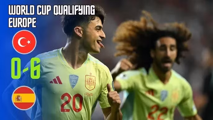 Video highlight: Turkiye VS Spain [08-09-2025] • Vòng Sơ Loại WC 2026 - KV Châu Âu