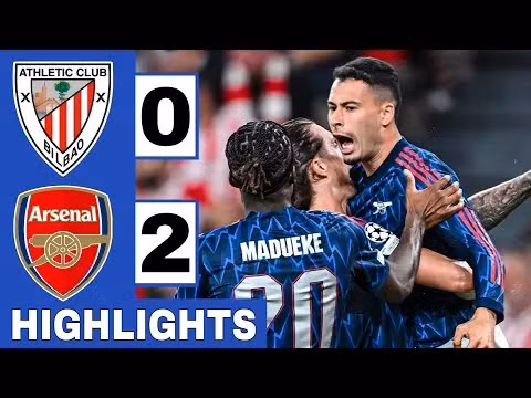 Video highlight: Athletic Club VS Arsenal [16-09-25] • UEFA Champions League