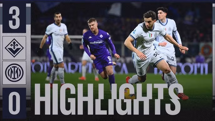 VIDEO bàn thắng Fiorentina vs Inter: 3-0 (Vòng 14 Serie A 2024/25)