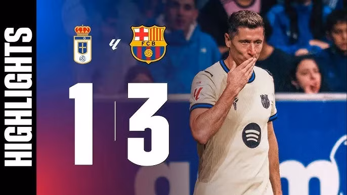 Video highlight: Real Oviedo VS FC Barcelona  [26-09-25] • La Liga