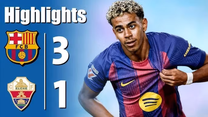Video highlight: Barcelona vs Elche [03-11-25] • La Liga