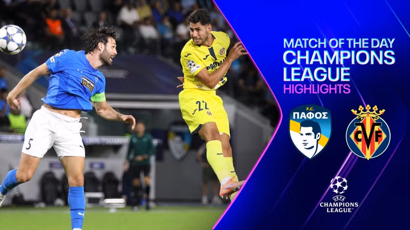 Video highlight: Pafos FC VS Villarreal  [06-11-25] • UEFA Champions League