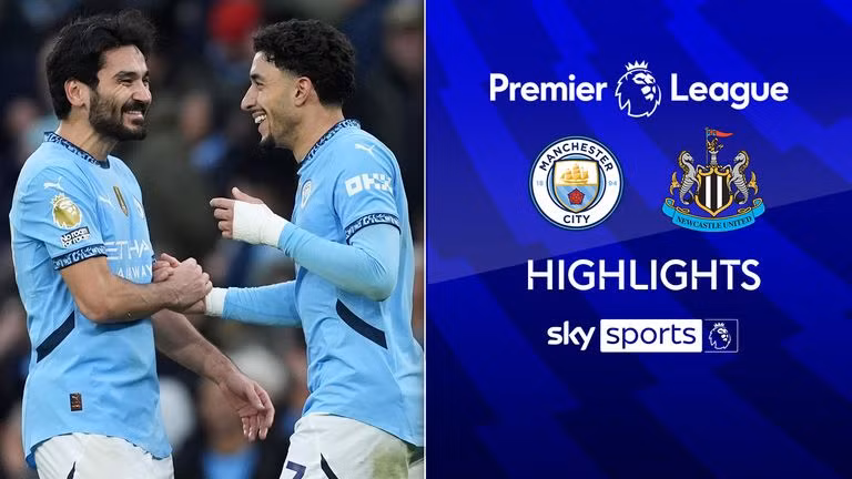 Video bàn thắng Man City 4-0 Newcastle: Man City đại thắng!