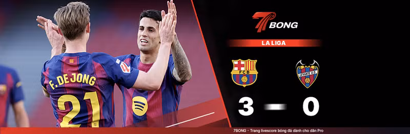 7BONG highlight: Barcelona VS Levante [22-01-26] • Spanish La Liga