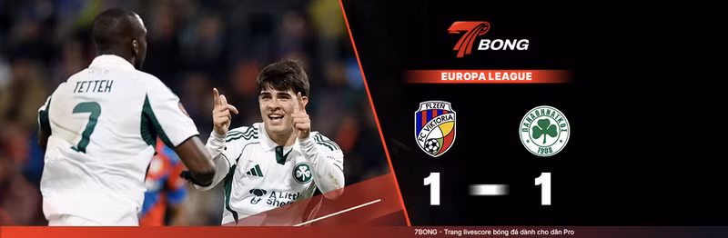 7BONG highlight: FC Viktoria Plzen VS Panathinaikos [27-02-26] • UEFA Europa League