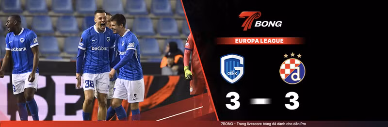 7BONG highlight: Racing Genk VS Dinamo Zagreb [27-02-26] • UEFA Europa League