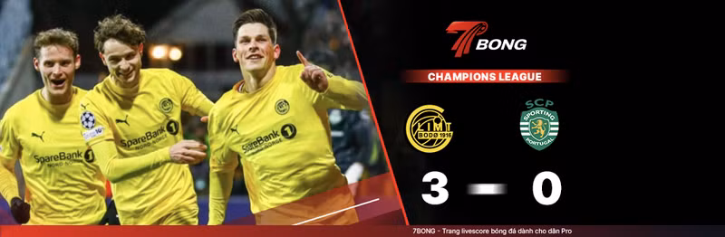 7BONG highlight: Bodo Glimt VS Sporting CP [12-03-26] • UEFA Champions League