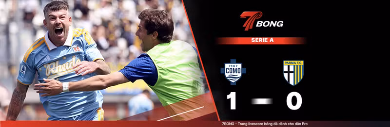 7BONG highlight: Como VS Parma [17-05-26] • Italian Serie A