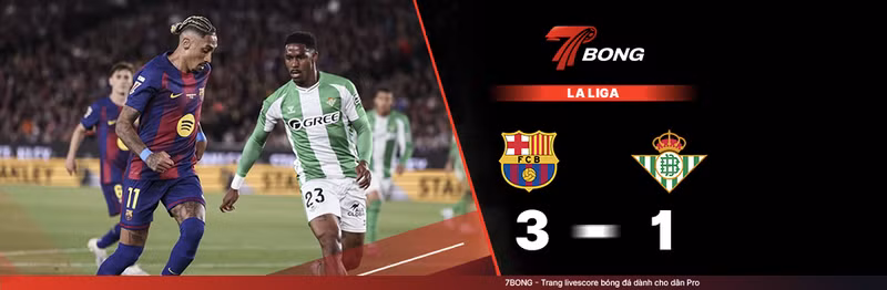 7BONG highlight: Barcelona VS Real Betis [18-05-26] • Spanish La Liga