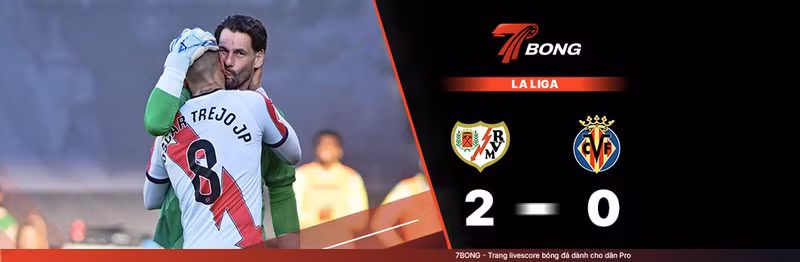 7BONG highlight: Rayo Vallecano VS Villarreal [18-05-26] • Spanish La Liga