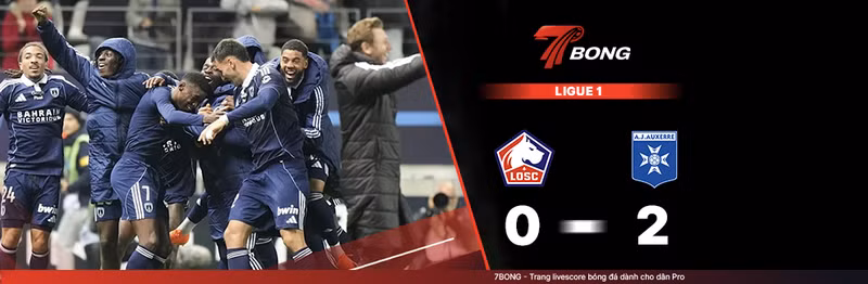 7BONG highlight: Lille VS Auxerre [18-05-26] • French Ligue 1