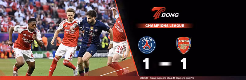 7BONG highlight: PSG VS Arsenal [25-05-26] • UEFA Champions League