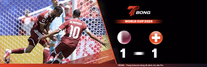 7BONG highlight: Qatar VS Thụy Sỹ [14-06-26] • FIFA World Cup