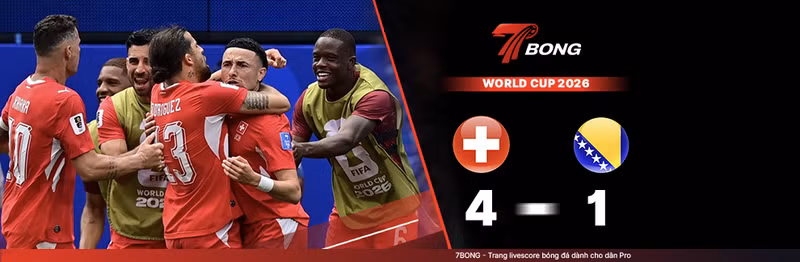 7BONG highlight: Thụy Sỹ VS Bosnia [19-06-26] • FIFA World Cup 