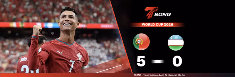 7BONG highlight: Bồ Đào Nha VS Uzbekistan [24-06-26] • FIFA World Cup