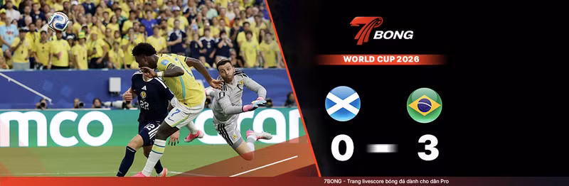 7BONG highlight: Scotland VS Brazil [25-06-26] • FIFA World Cup