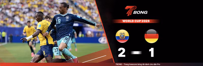 7BONG highlight: Ecuador VS Đức [26-06-26] • FIFA World Cup