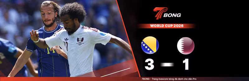 7BONG highlight: Bosnia VS Qatar [25-06-26] • FIFA World Cup