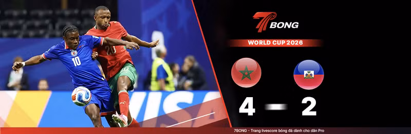 7BONG highlight: Morocco VS Haiti [25-06-26] • FIFA World Cup