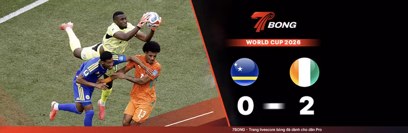 7BONG highlight: Curacao VS Bờ Biển Ngà [26-06-26] • FIFA World Cup